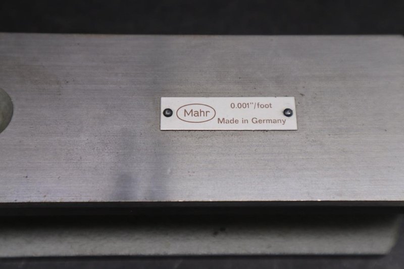Mahr Precision 12" Level .001" Per Foot in Wood Case- Auction Item
