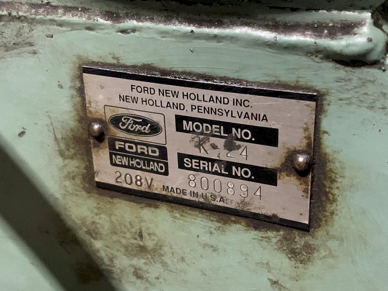 New Holland Model K-24 Spin Dryer with Heat