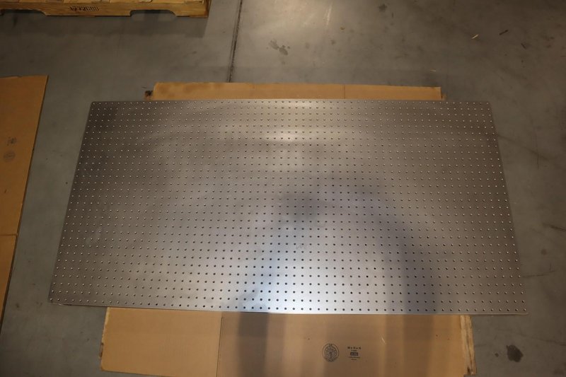 ThorLabs Optical Breadboard, 30" x 60" x 2.28", 1/4"-20 Mounting Holes w/ 1" Grid Pattern- Auction Item
