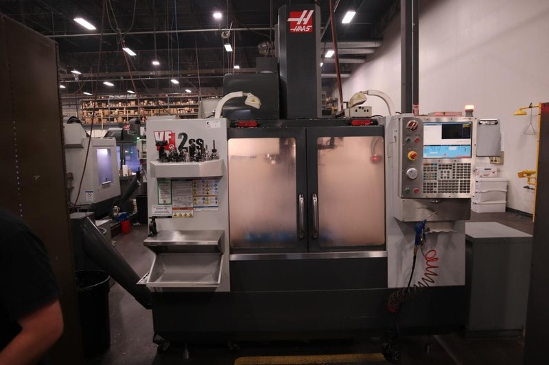 Haas VF-2SS CNC Vertical Machining Center, 30&quot;x16&quot;x20&quot;Travels, 12K RPM, Probing, Chip Auger, High Speed Machining- Auction Item