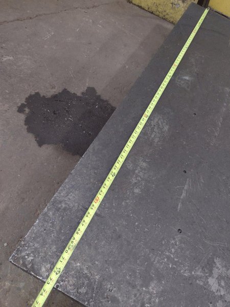 12&#039; X 6&#039; STEEL LAYOUT TABLE PLATE: STOCK #23783