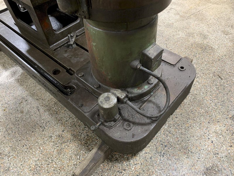 4' 12" OOYA Model RE-1225H Radial Arm Drill, S/N 0A7-2784.