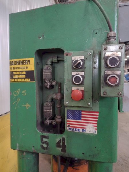 150 TON FABRILINE - PEDDINGHAUS MODEL #FS88 4-POST HYDRAULIC PRESS / PUNCH / SHEAR: STOCK #16358