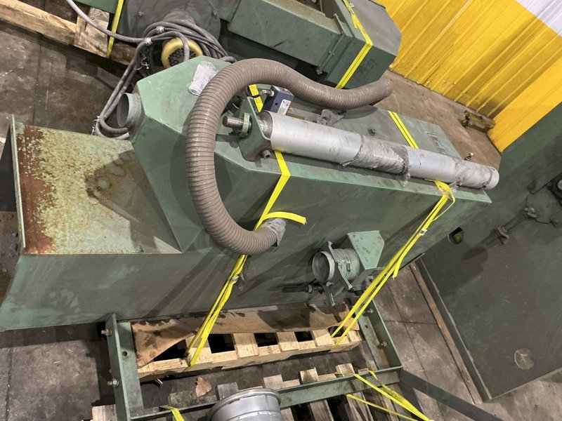 6 CU FT GOFF MODEL #6BB RUBBER BELT TUMBLE TYPE BLAST MACHINE W/ DUST COLLECTOR: YOBRO #25939