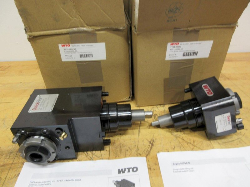 WTO QuickFlex Live Tool Holders for Eurotech Biglia T3, (1ea) Radial and Axial ER25 Collet Type, ***NEW IN BOXES**- Auction Item