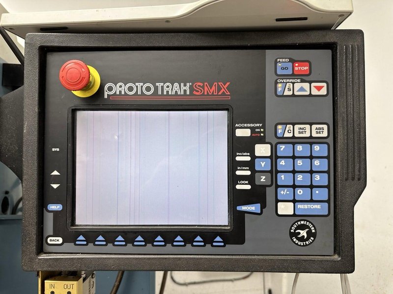 Southwest Industries TRAK DPMSX5P CNC Bed Mill, 2009 – ProtoTRAK SMX Control – 5 HP Spindle,