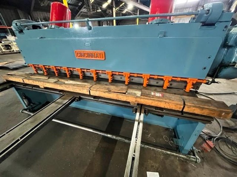 10' X 3/8" CINCINNATI SHEAR STOCK # 3635