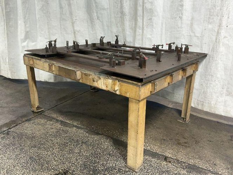 71” X 92” METAL TABLE