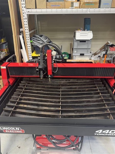 4′ x 4′ Lincoln Torchmate 4400 CNC Plasma Cutting Table, 2019 – Flexcut 80, 80 Amps, Water Table
