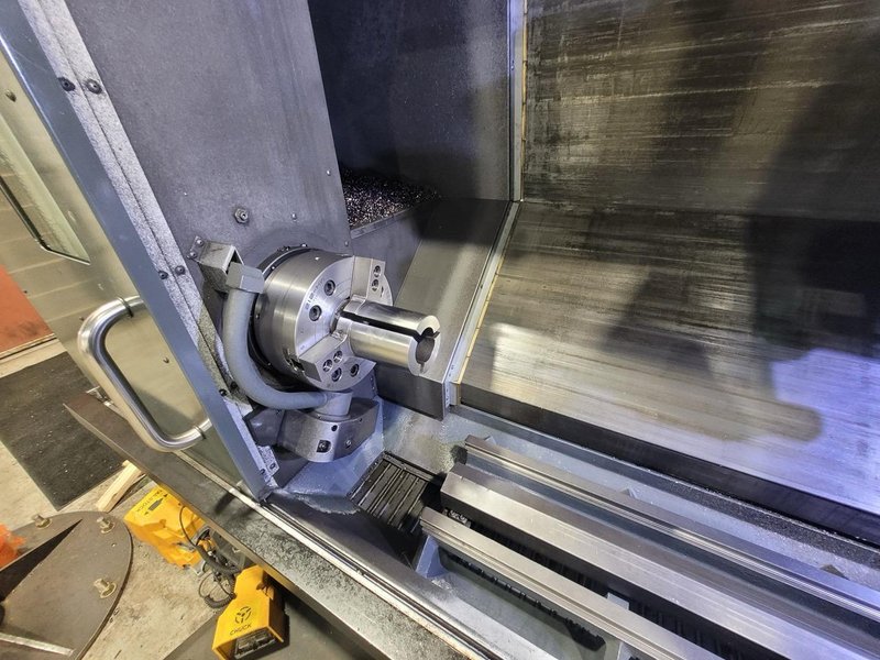 Haas ST-35LY CNC Lathe, 2020 – 62″ Long Bed, 6K Live Tooling, Y-Axis, Tool Presetter