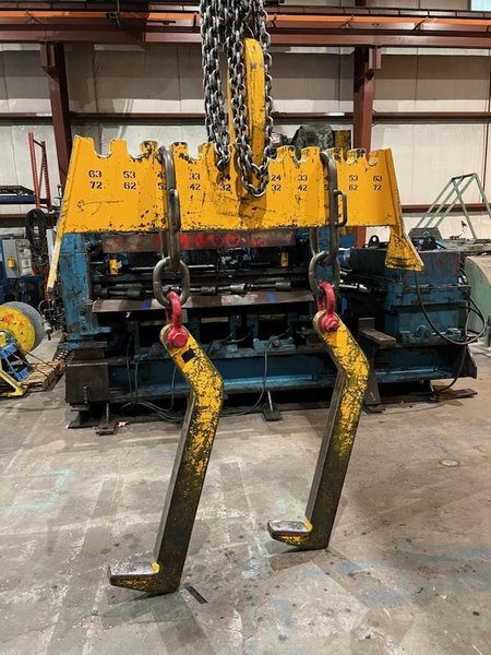 60,000# x 72" Harrington Narrow Arm Coil Lifter STOCK #3766