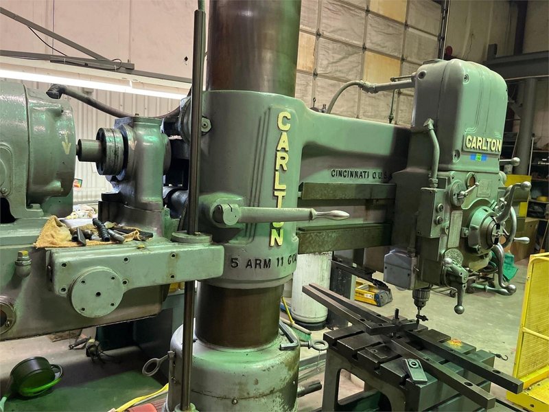 5' X 11" CARLTON RADIAL ARM DRILL: YOBRO #25176