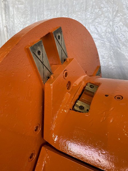 20,000 LBS X 48&quot; DAHLSTROM MODEL #20H-48-2024 POWERED HYDRAULIC UNCOILER &amp; PEELER TABLE: STOCK #16210