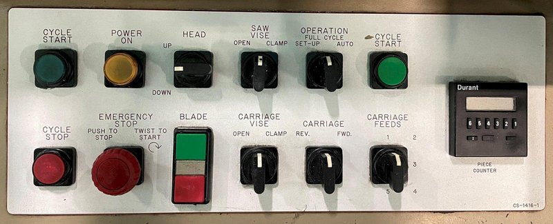 14" Kalamazoo Auto. Feed Cold Saw FA-350A, Non-Ferrous, 5" Dia. Solids, 3 HP