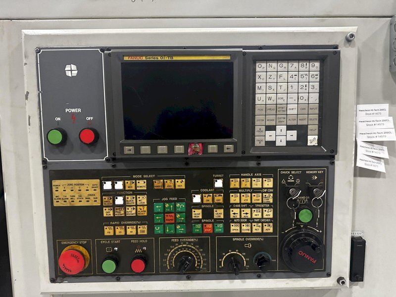 Hwacheon Hi-Tech 200CL Used CNC Lathe For Sale - 2004