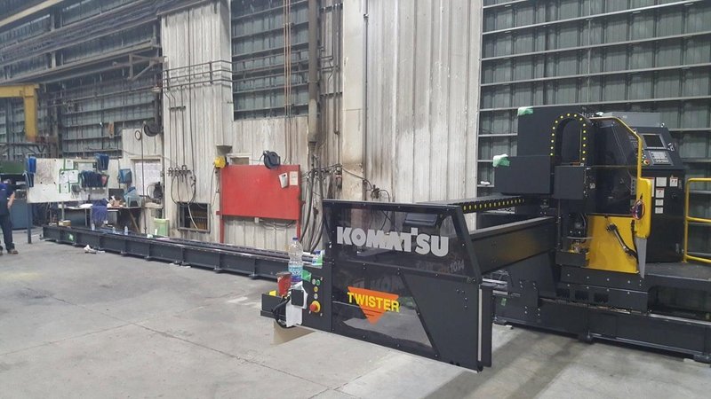 8′ x 20′ Komatsu TFPL08 6 Series 2 in 1 Plasma Oxyfuel Cutting System, 2023