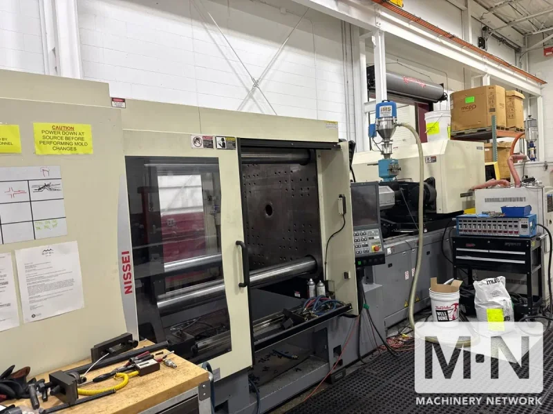 397 TON 32 OZ NISSEI MODEL NEX360IV-100LE ELECTRIC INJECTION MOLDING MACHINE MFG 2018 **LOW HOURS