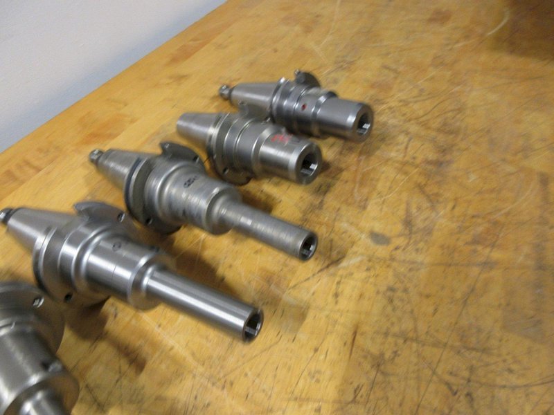 Erickson CAT50 Hydraulic Tool Holders 1/2"-1" (8)- Auction Item