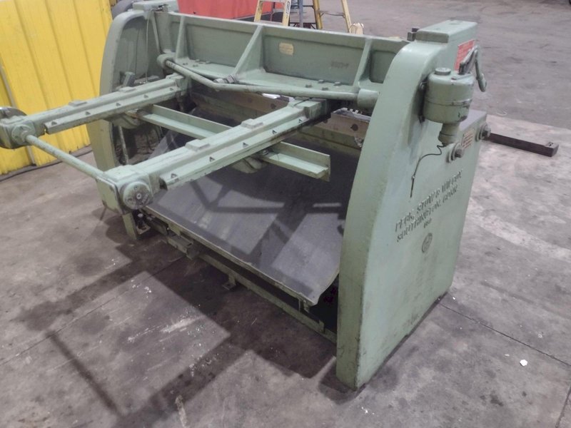 4' X  12 GAUGE PEXTO MODEL #12-U-4K MECHANICAL POWER SHEAR: YOBRO #25664