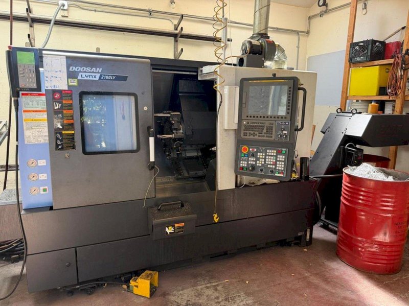 2021 Doosan Lynx 2100LYB Used CNC Lathe For Sale