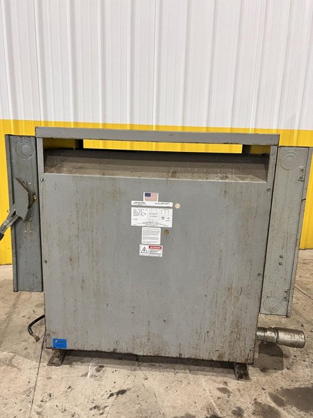 150 KVA POWERTRAN 3 PHASE ELECTRICAL TRANSFORMER, 480 &lt;--&gt; 208Y/120 VOLT: STOCK 21931