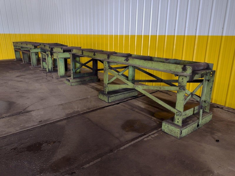 20’ X 20” HEAVY DUTY ROLLER CONVEYOR, (4) SECTIONS: STOCK 18710