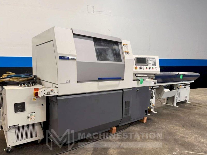 Citizen Cincom L32-1M8 CNC Swiss Type Automatic Lathe – 2019 Bar Feeder