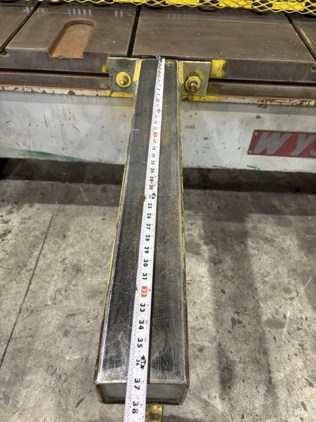 10' X 1/4" WYSONG MODEL #1025 MECHANICAL POWER SQUARING SHEAR: STOCK #21859