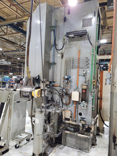 BMS 15 Ton X 72" Model BMSM 15X72Screw Mate Servo Driven Table Up Broach.