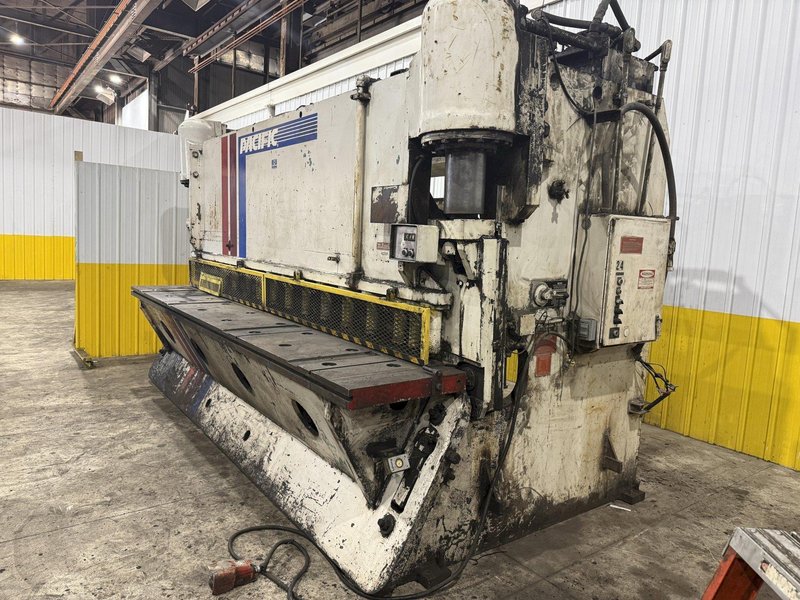 14' x 1/2" PACIFIC MODEL #500R HYDRAULIC POWER SHEAR WITH BACK GAUGE: STOCK #22940
