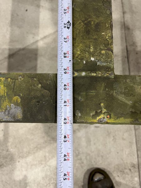 10,000 LBS X 12&#039; HEAVY DUTY MOBILE TRANSFER CART WITH FORK POCKETS: STOCK #20243