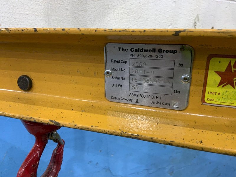 1 TON CALDWELL SPREADER BAR: STOCK #81128