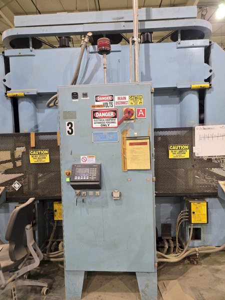 500 TON BRUNO FH500 DIE CUTTING PRESS. STOCK # 0772026