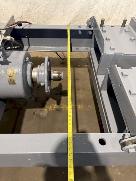 150-TON DAKE HYDRAULIC STRAIGHTENING PRESS. STOCK # 0778725