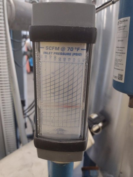 500 SCFM DONALDSON MODEL #AEHD-500 HEATED REGENERATIVE DESICCANT DRYER: STOCK 15154