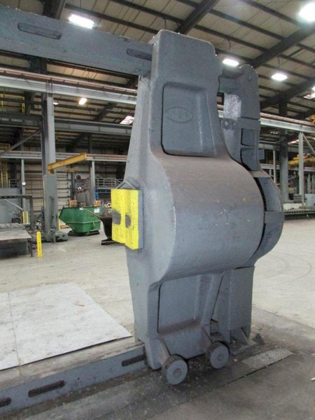 300 TON NILES-BEMENT HYDRAULIC HORIZONTAL WHEEL PRESS. STOCK # 0311123