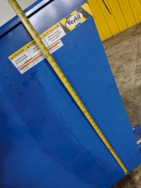 1 YARD X 6,000 LBS VESTIL MODEL #D-HOP-100-HD SELF DUMPING HOPPER: STOCK #22493