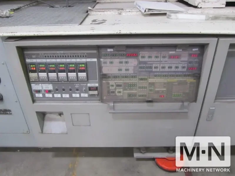 610 TON 124 OZ TOSHIBA MODEL ISF610-SII-59B INJECTION MOLDING MACHINE MFG 1994