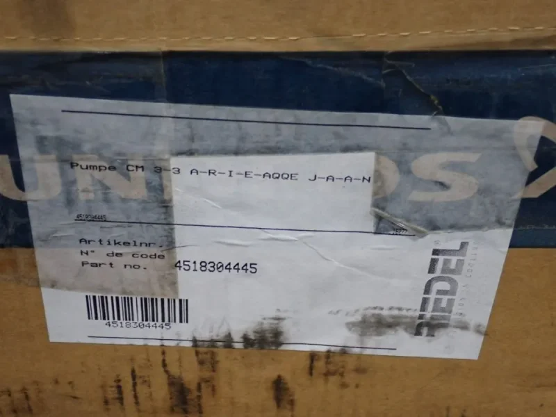 GRUNDFOS 55.8 PSI CENTRIFUGAL PUMP  -  CM3-3 A-R-I-E-AQQE J-A-A-N