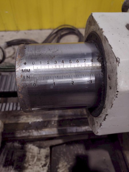 35" x 120" WILLIS MODEL #PK35 HOLLOW SPINDLE ENGINE LATHE 10" HOLE: YOBRO #24547