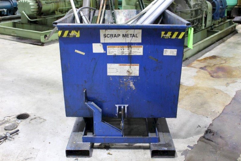 1 YARD X 6,000 LBS VESTIL MODEL #D-HOP-100-HD SELF DUMPING HOPPER: STOCK #22487