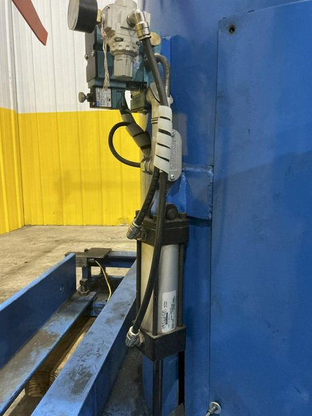 8,000 LB X 36" CWP MODEL #4.5RD-36 DOUBLE END PULL OFF COIL REEL UNCOILER : YOBRO #25028