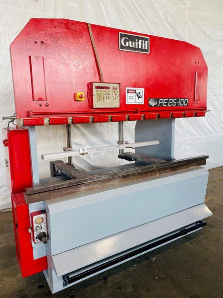 110 TON X 100&quot; GUIFIL PE-25-100 CNC UP-ACTING HYDRAULIC PRESS BRAKE. STOCK # 1060221