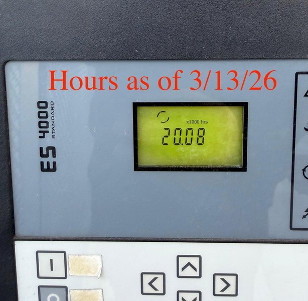 2015 Chicago Pneumatic Compressor with 240 Gallon Vertical Receiving Tank