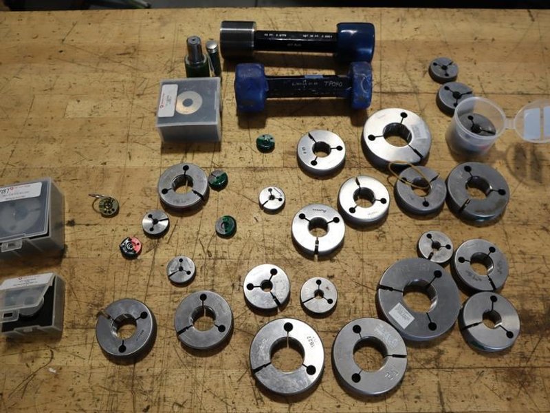 Thread Ring Gages and Thread Gages- Auction Item