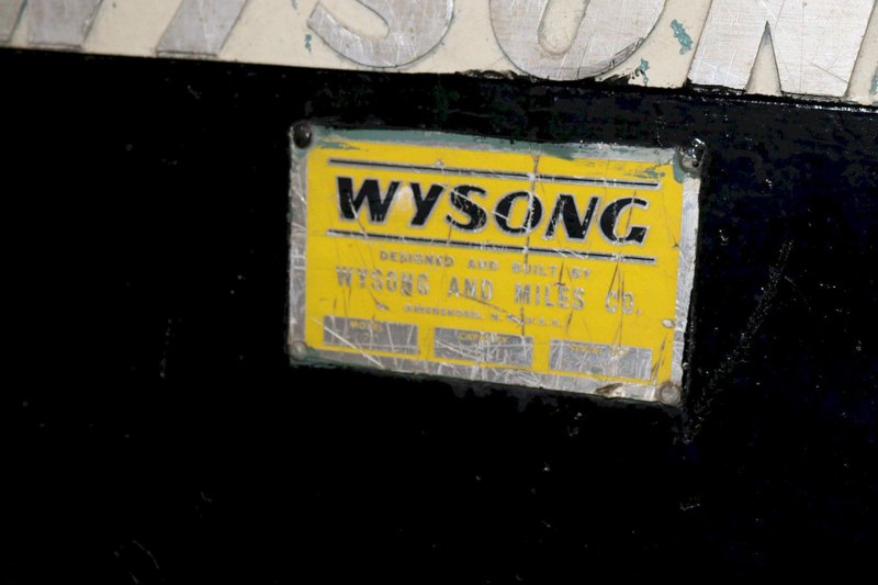 10' X 3/16" WYSONG POWER SQUARING SHEAR: STOCK #73469