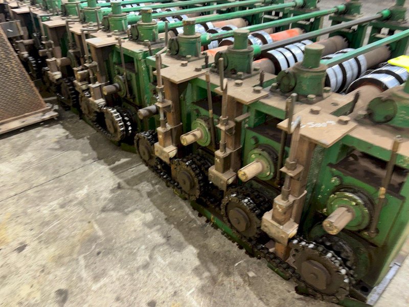 36" HI-RIB (7.2 TYPE) PANEL RAFTED ROLLFORMER LINE;  INCLUDES UNCOILER, ROLLFORMER &amp; FLYING CUTOFF SHEAR: YOBRO #24156