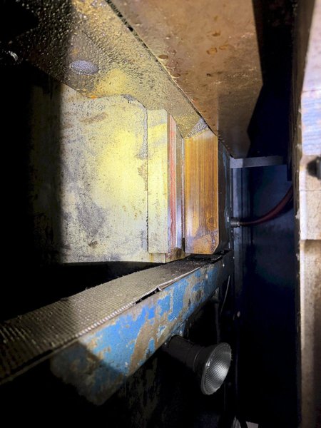 1500 TON MINSTER KNUCKLE JOINT PRESS WITH 12" STROKE. STOCK # 0328426