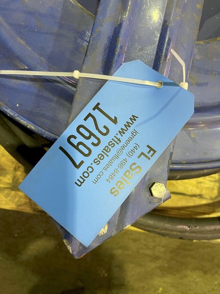 hydraulic hose reel for Hall molding machine
priced with tag# 12698 and 12699