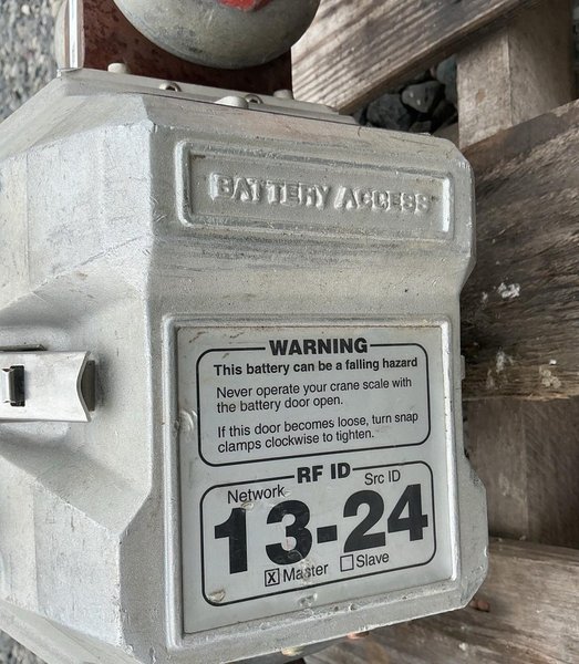 70,000 LBS MSI MODEL #6260CS TRANS-WEIGH WIRELESS CRANE SCALE: YOBRO #24762